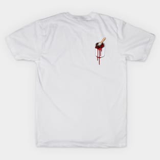 Painter Decorator Paintbrush Dripping Red Paint Diy Site T-Shirt